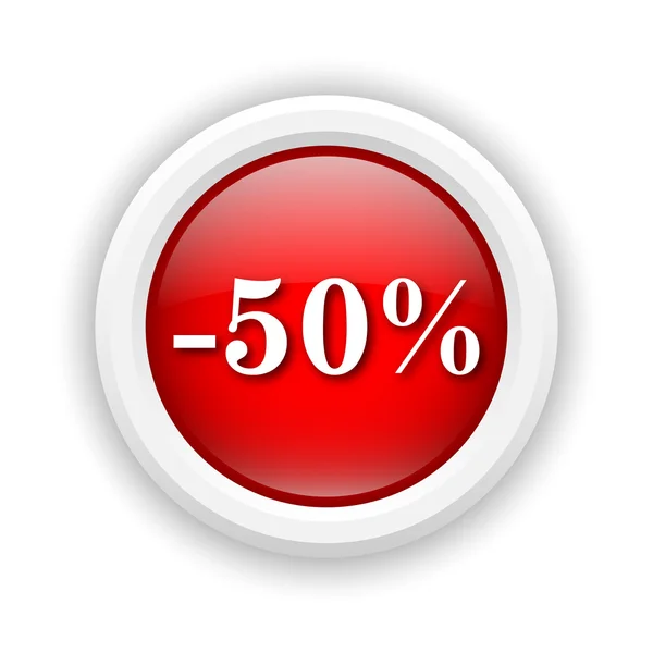 50 percent discount icon — Stock Photo, Image