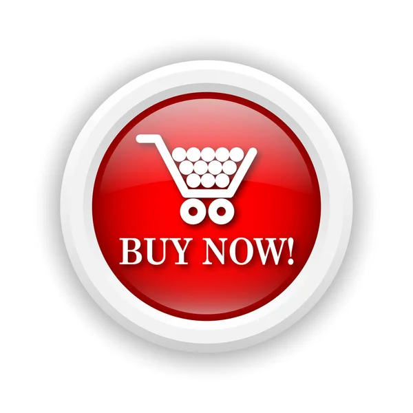 Köp nu shopping cart ikonen — Stockfoto