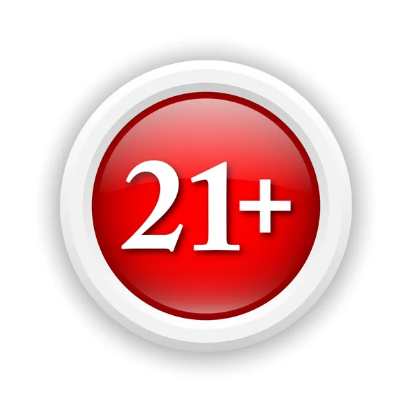 21 plus pictogram — Stockfoto