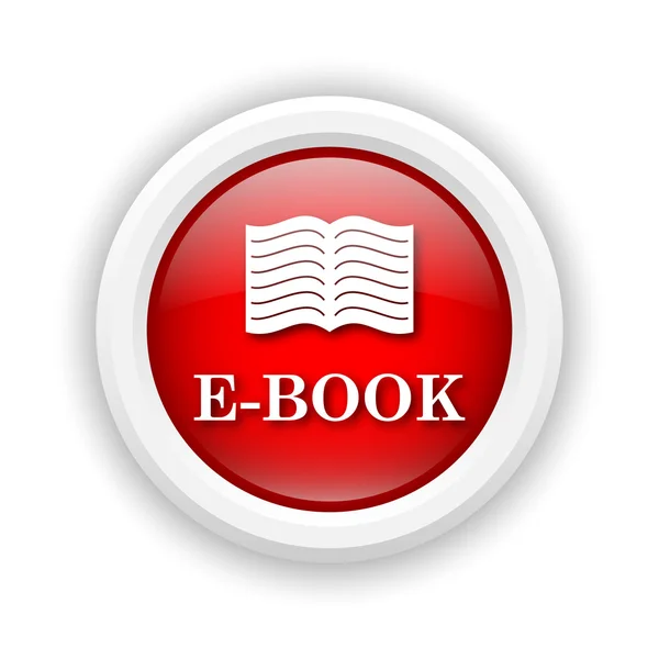 Ícone de e-book — Fotografia de Stock