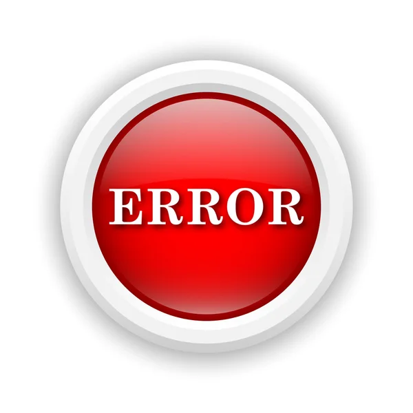 Icono de error —  Fotos de Stock