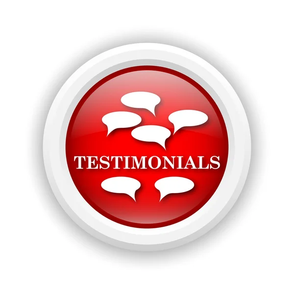 Testimonials icon — Stock Photo, Image