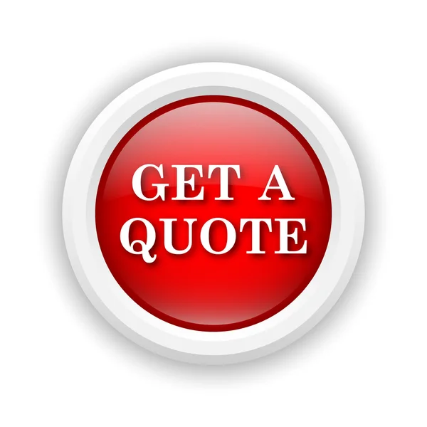 Get a quote icon — Stock Photo, Image