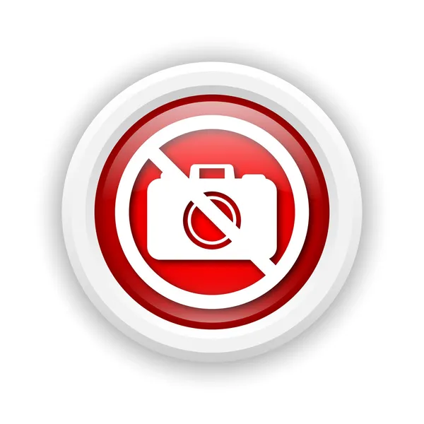 Forbidden camera icon — Stock Photo, Image