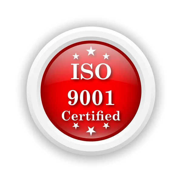Иконка ISO9001 — стоковое фото