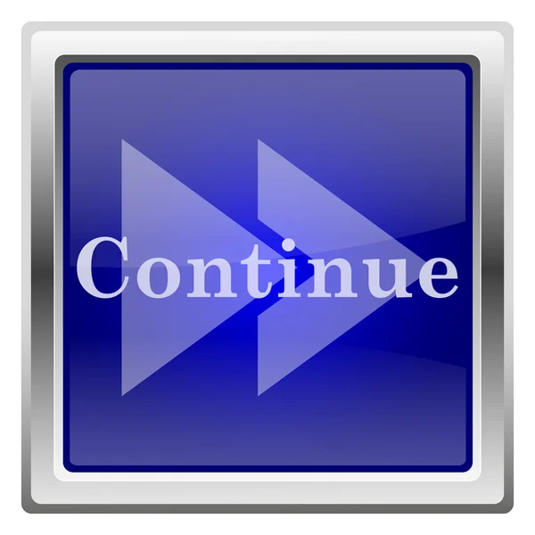 Continue icon — Stock Photo, Image