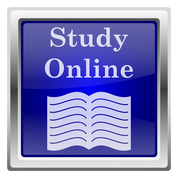 Online-Ikone studieren — Stockfoto