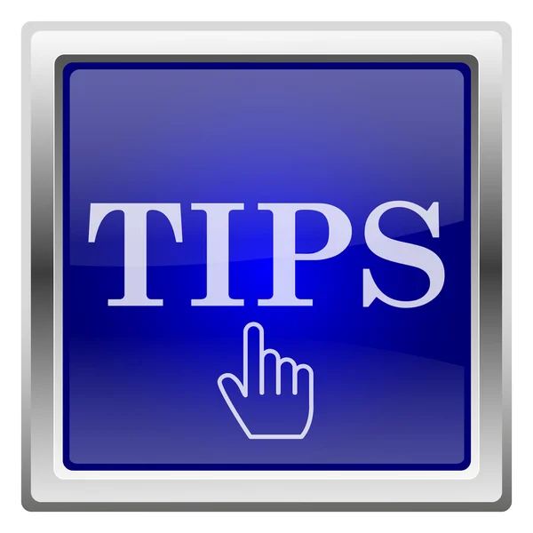 Tips icon — Stock Photo, Image