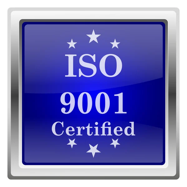 Иконка ISO9001 — стоковое фото