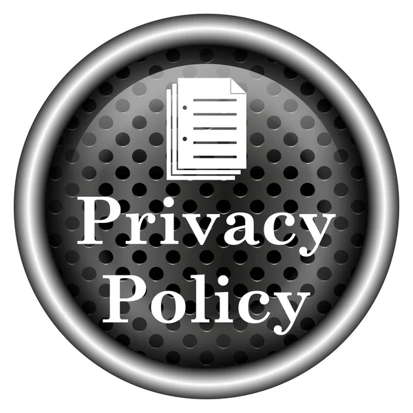 隐私政策图标 — 图库照片