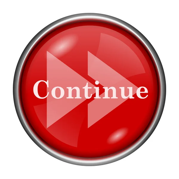 Continue icon — Stock Photo, Image