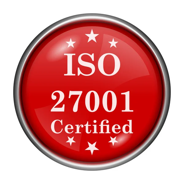 Ikona ISO 27001 — Zdjęcie stockowe