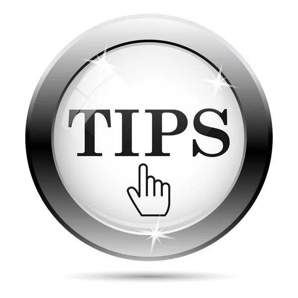 Tips icon — Stock Photo, Image