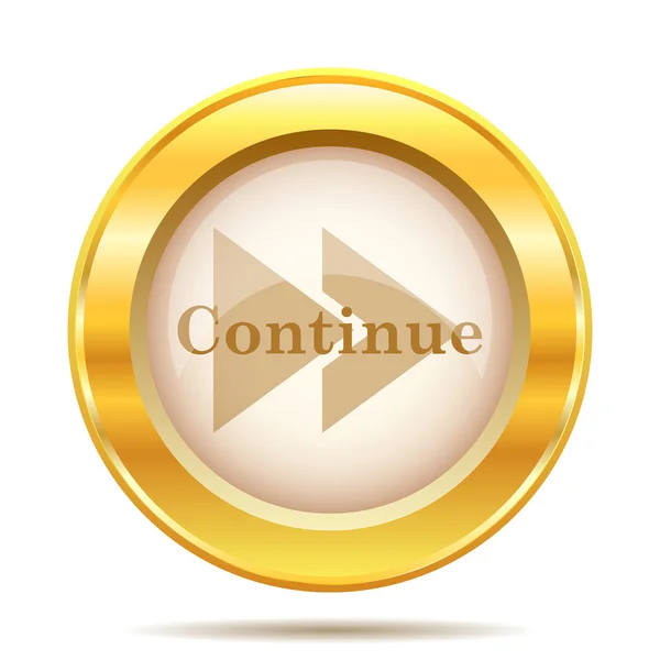 Continue icon — Stock Photo, Image