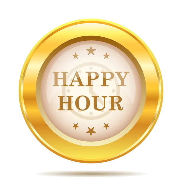 Happy hour-pictogram — Stockfoto