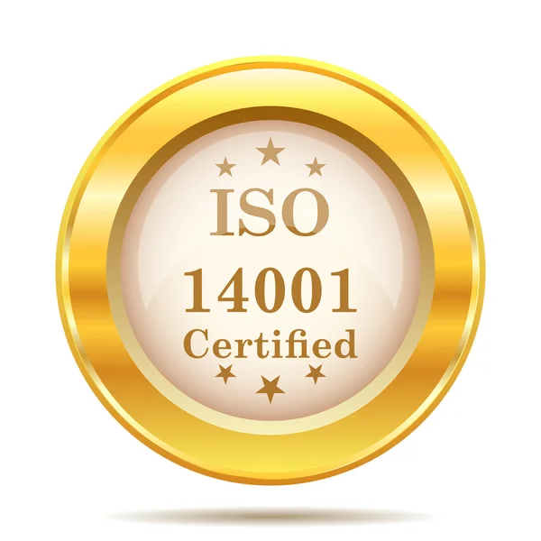 Ícone ISO14001 — Fotografia de Stock