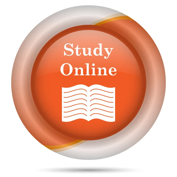 Estudo ícone online — Fotografia de Stock