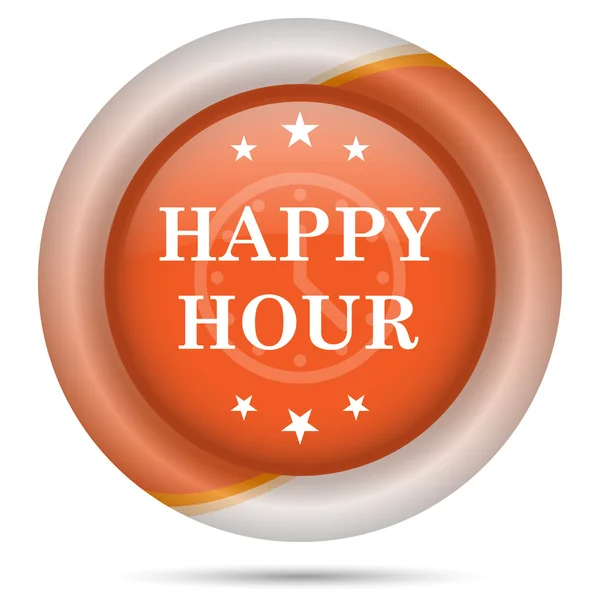 Happy hour icon — Stock Photo, Image