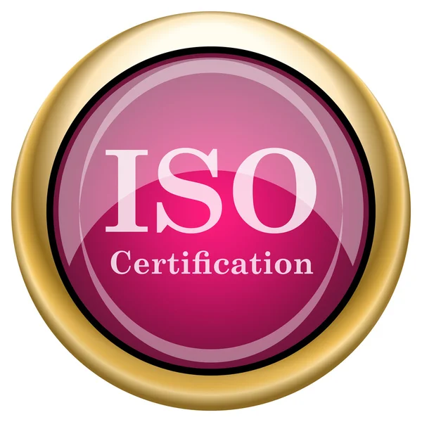 Icône de certification iso — Photo