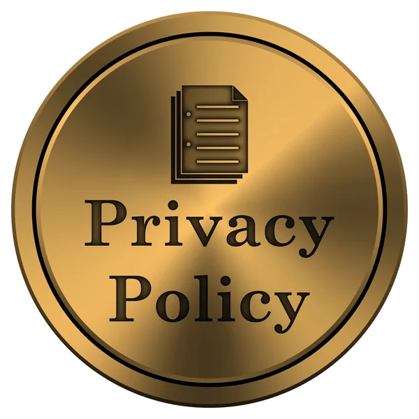 Politica sulla privacy Icona — Foto Stock