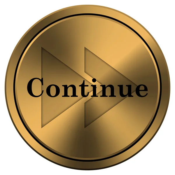 Continue icon — Stock Photo, Image