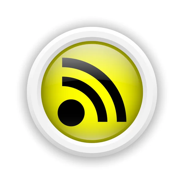 RSS ikona znak — Zdjęcie stockowe