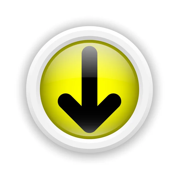 Down arrow icon — Stock Photo, Image