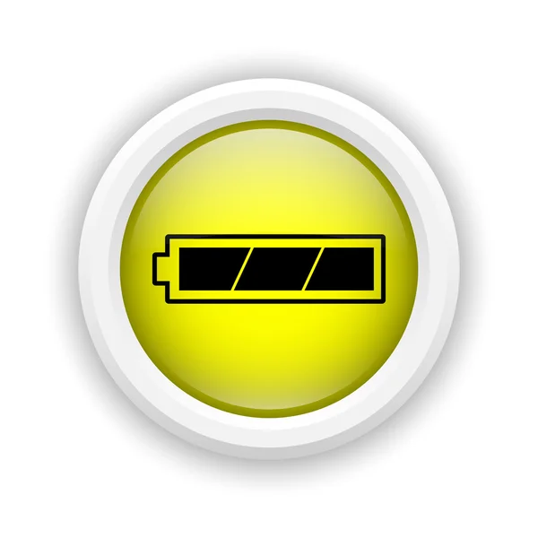Ícone de bateria totalmente carregado — Fotografia de Stock