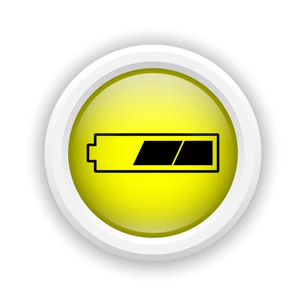 2/3 充电的电池图标 — 图库照片