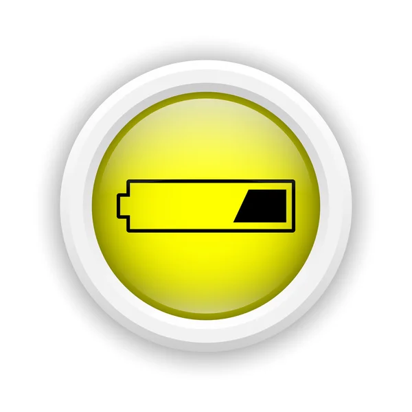 1 third charged battery icon — Stock Photo, Image