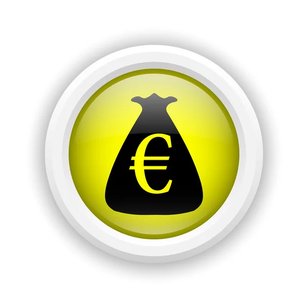 Euro sack icon — Stock Photo, Image
