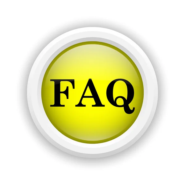 Icona faq — Foto Stock