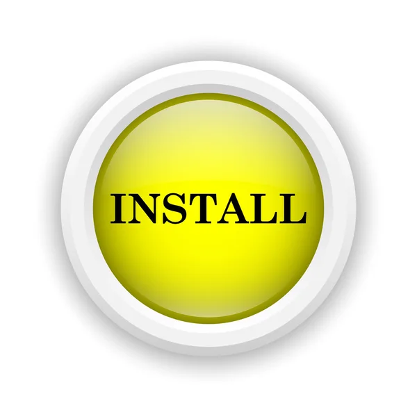 Install icon — Stock Photo, Image