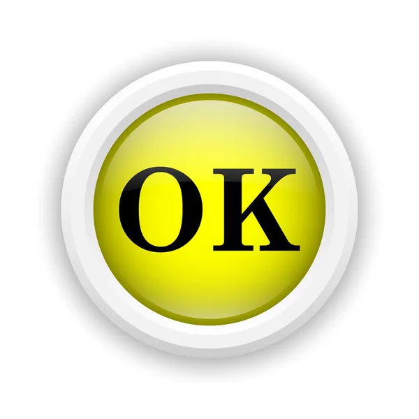 OK ícone — Fotografia de Stock