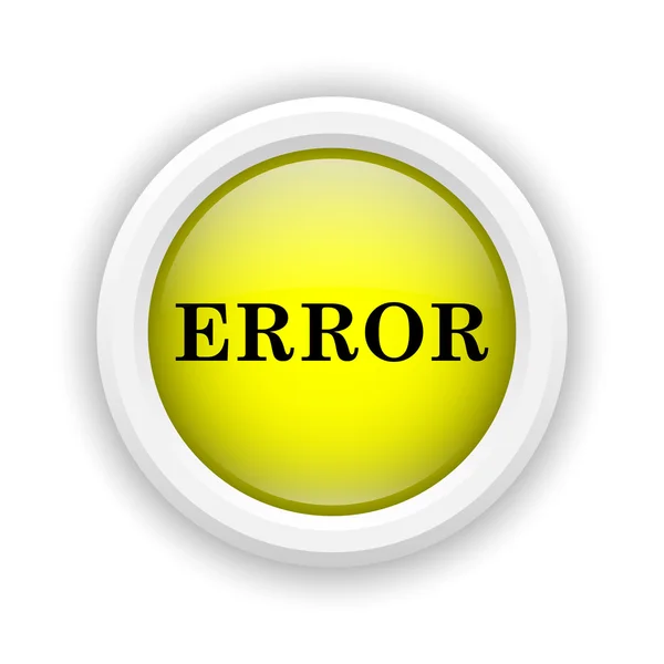 Icono de error — Foto de Stock