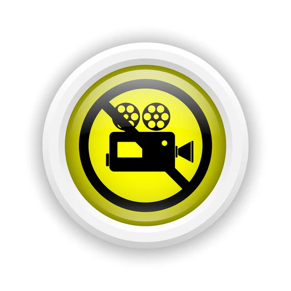 Icône de caméra vidéo interdite — Photo