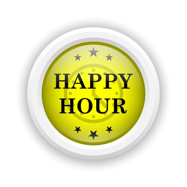 Happy hour icon — Stock Photo, Image