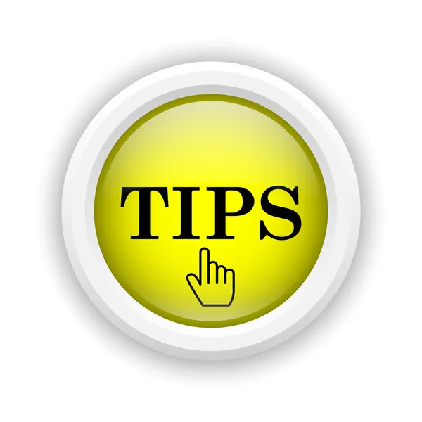 Tips icon — Stock Photo, Image