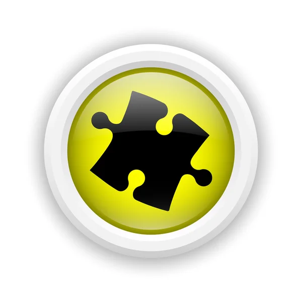 Puzzle piece icon — Stock Photo, Image