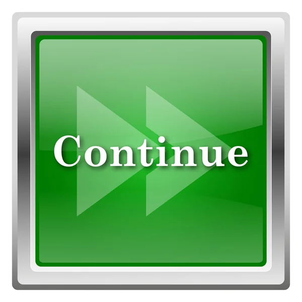 Continue icon — Stock Photo, Image