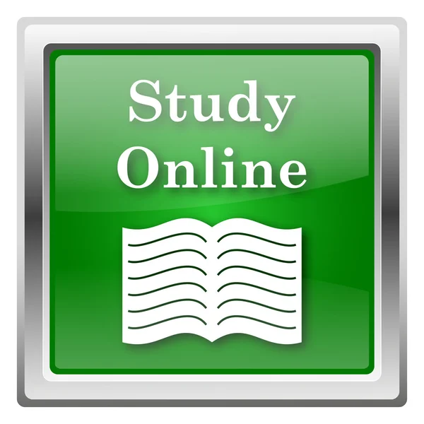 Online-Ikone studieren — Stockfoto