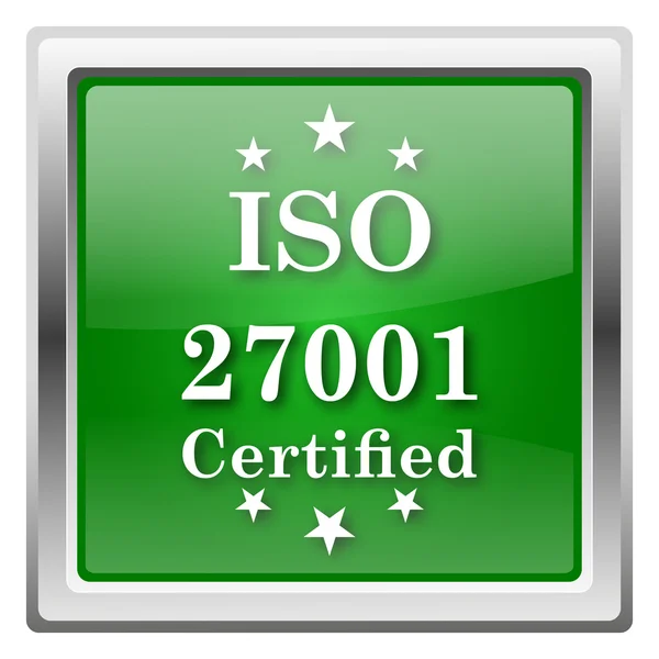 Ikona ISO 27001 — Zdjęcie stockowe