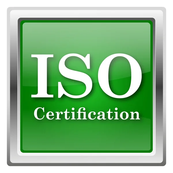 ISO certifiering ikonen — Stockfoto