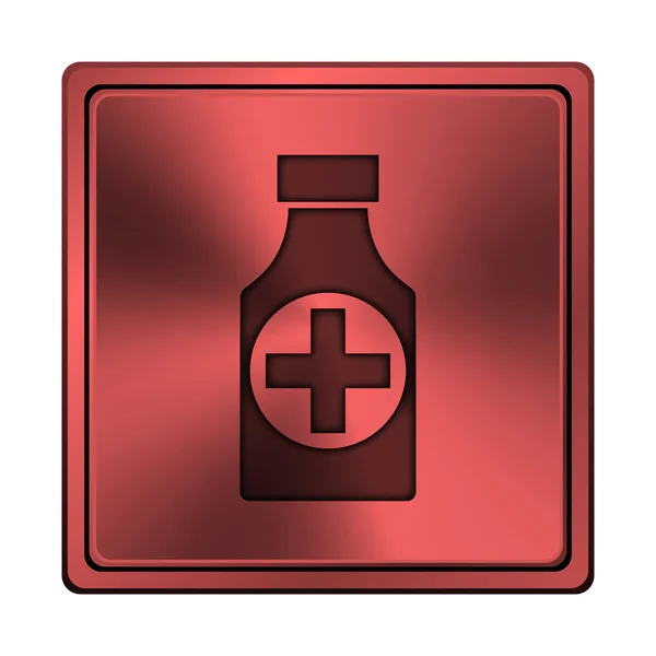 Tabletták üveg ikon — Stock Fotó