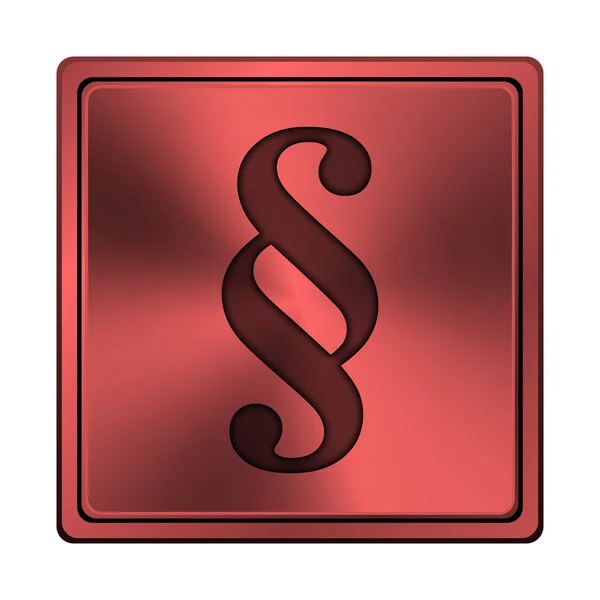 Paragraph icon — Stock Photo, Image