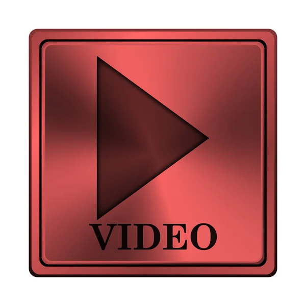 Video play icon — Stock Photo, Image