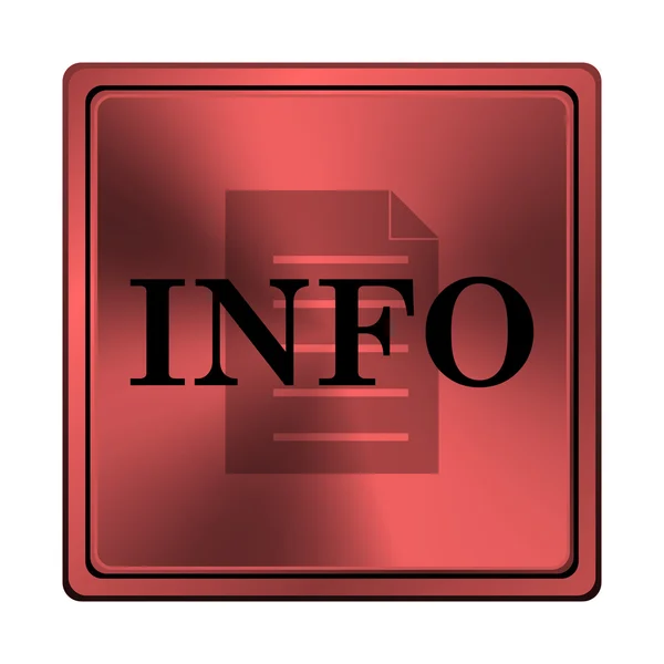 Informační ikona — Stock fotografie