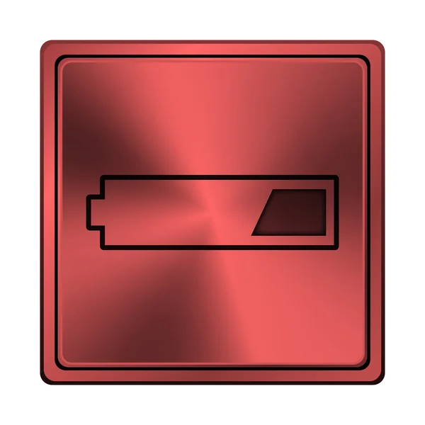 1 trzeci ikony naładowanej baterii — Zdjęcie stockowe