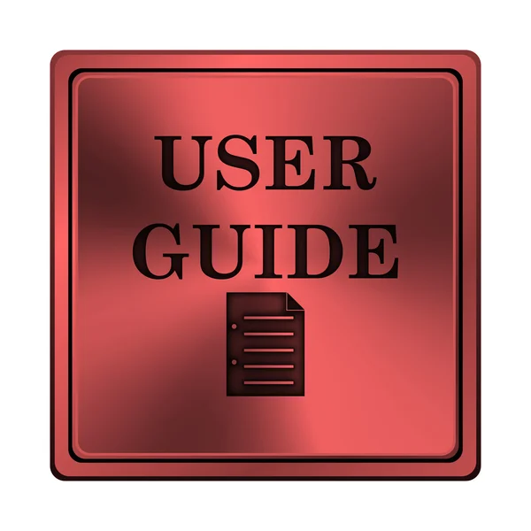 Benutzerhandbuch-Symbol — Stockfoto