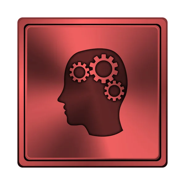 Icono del cerebro — Foto de Stock